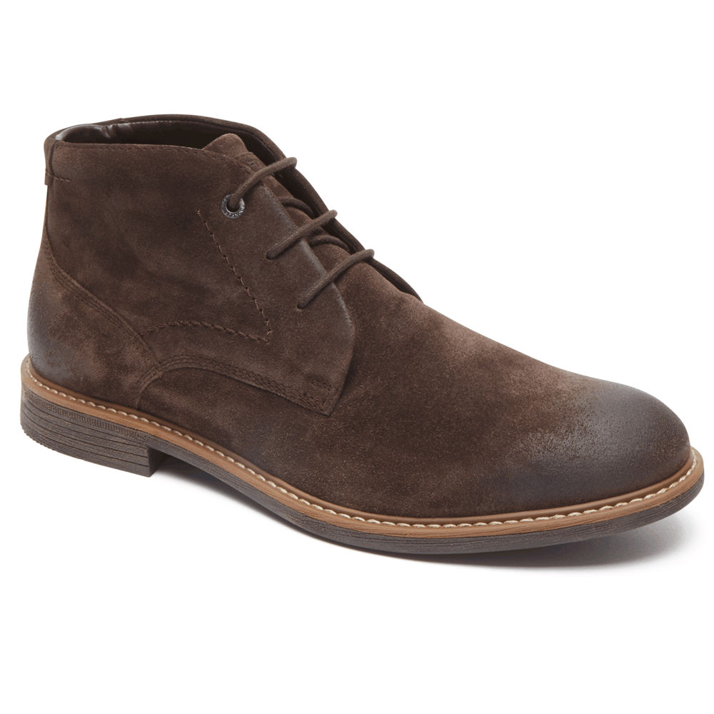 Rockport Singapore Mens Boots - Classic Break Chukka Brown - ZB8325901